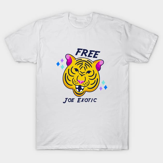 Fool Free Joe Exotic Shirt T-Shirt by FoolDesign